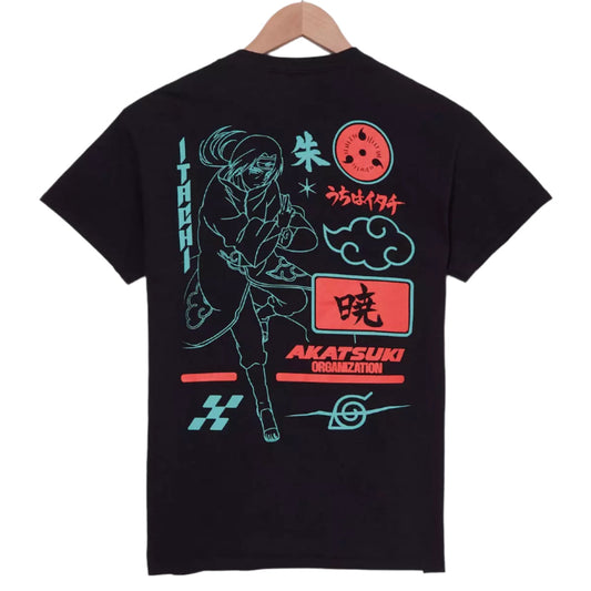 Men's Naruto Shippuden Akatsuki Organization T-Shirt Tee