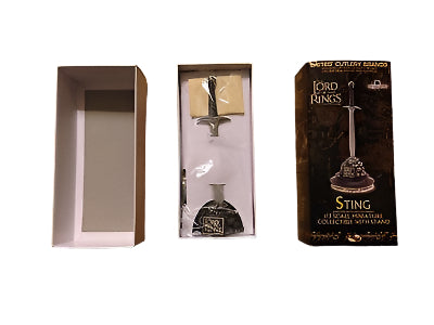 United Cutlery Sword Of Frodo Sting with Stand UC1264MIN 1/3 Scale LOTR