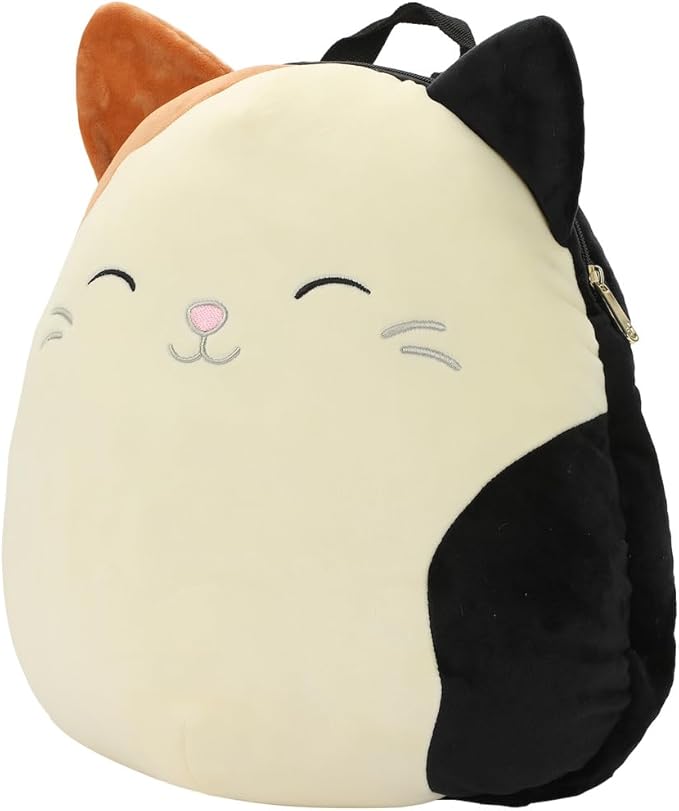Squishmallows 3D Cam The Cat 14 inch Plush Mini Backpack