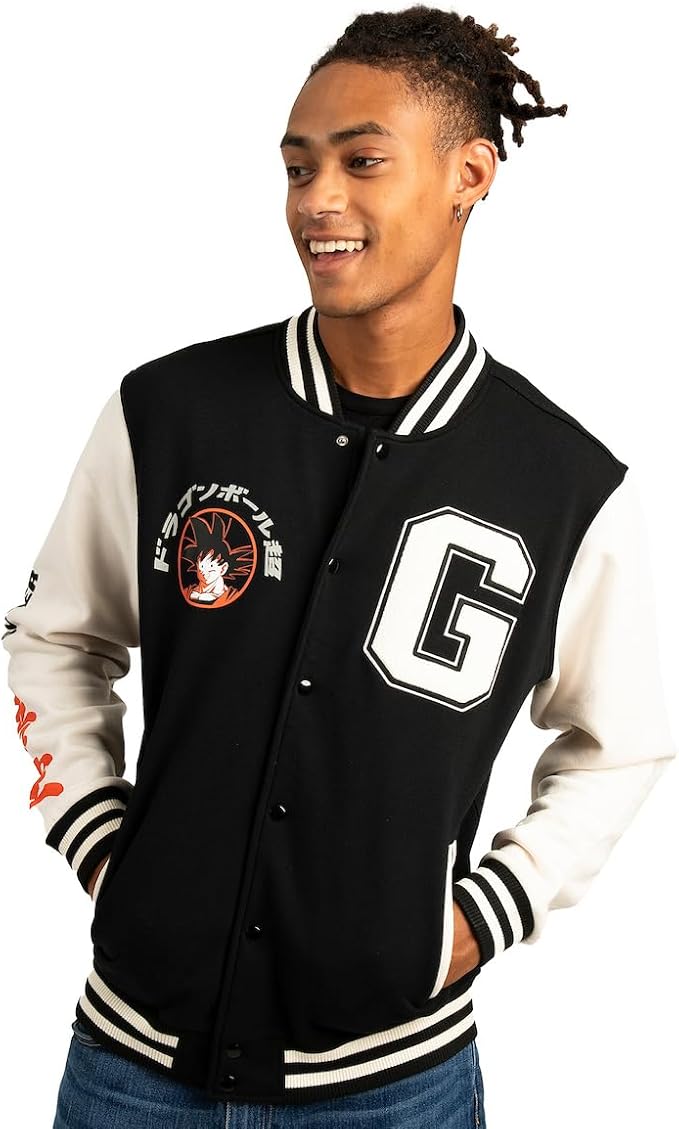 Bioworld Dragon Ball Adult Unisex Varsity Jacket