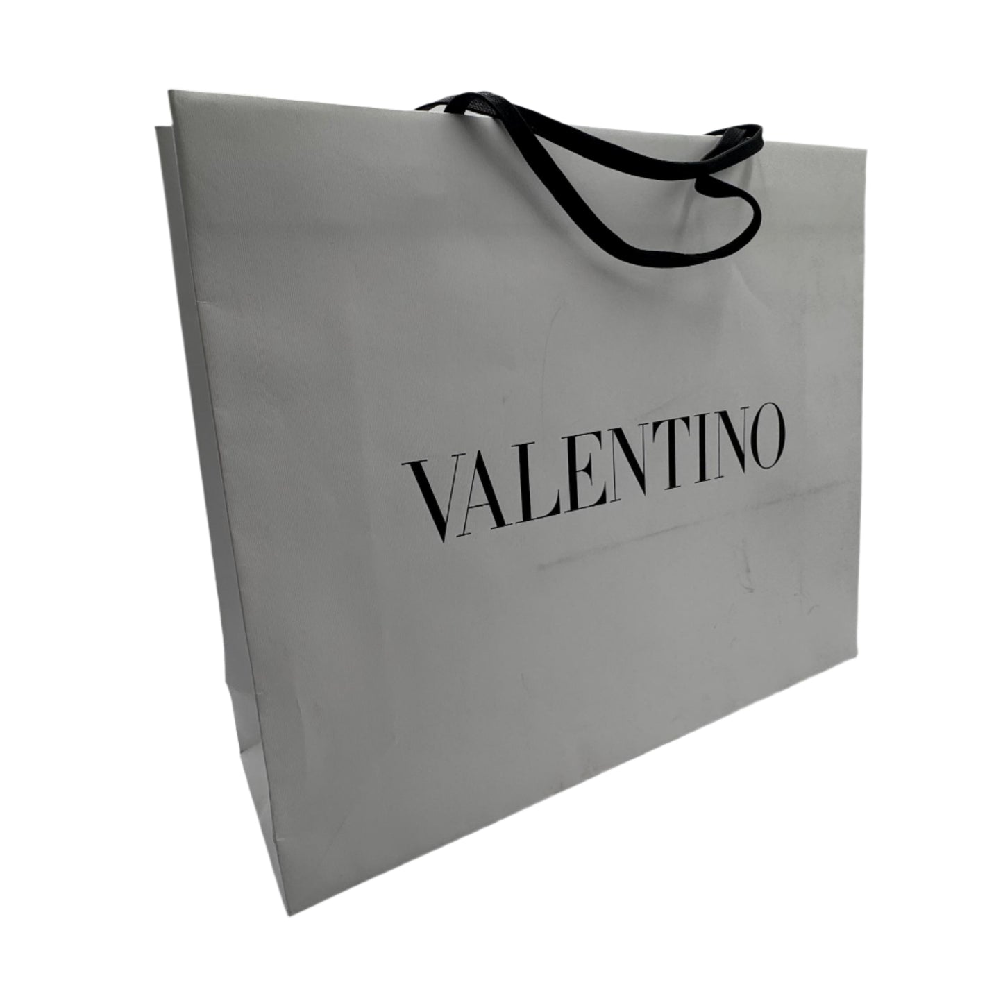 Valentino shopping bag on a white background