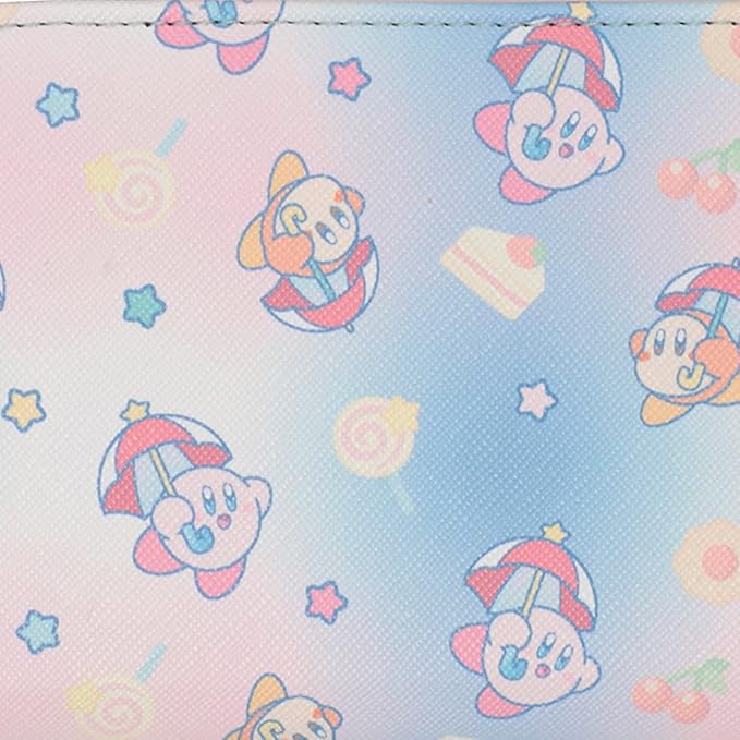 Kirby Parasol Kirby & Waddle Dee AOP Women's Soft Pastel Wallet