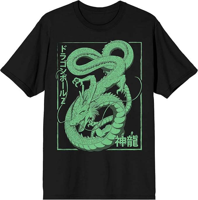 Dragon Ball Z Shenron Men's Black Short Sleeve Graphic Tee