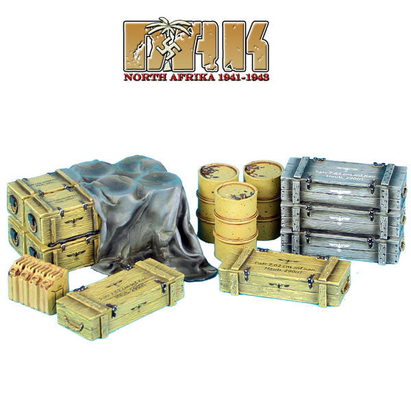 DAK012 Das Deutsche Afrika Korps Supply Accessory Set by First Legion