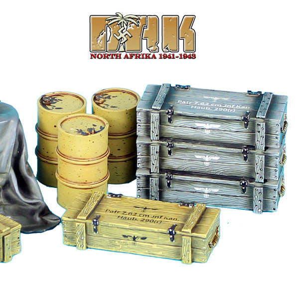 DAK012 Das Deutsche Afrika Korps Supply Accessory Set by First Legion