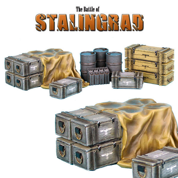 GERSTAL032 German Supplies Accessory Set by First Legion The Battle of Stalingrad