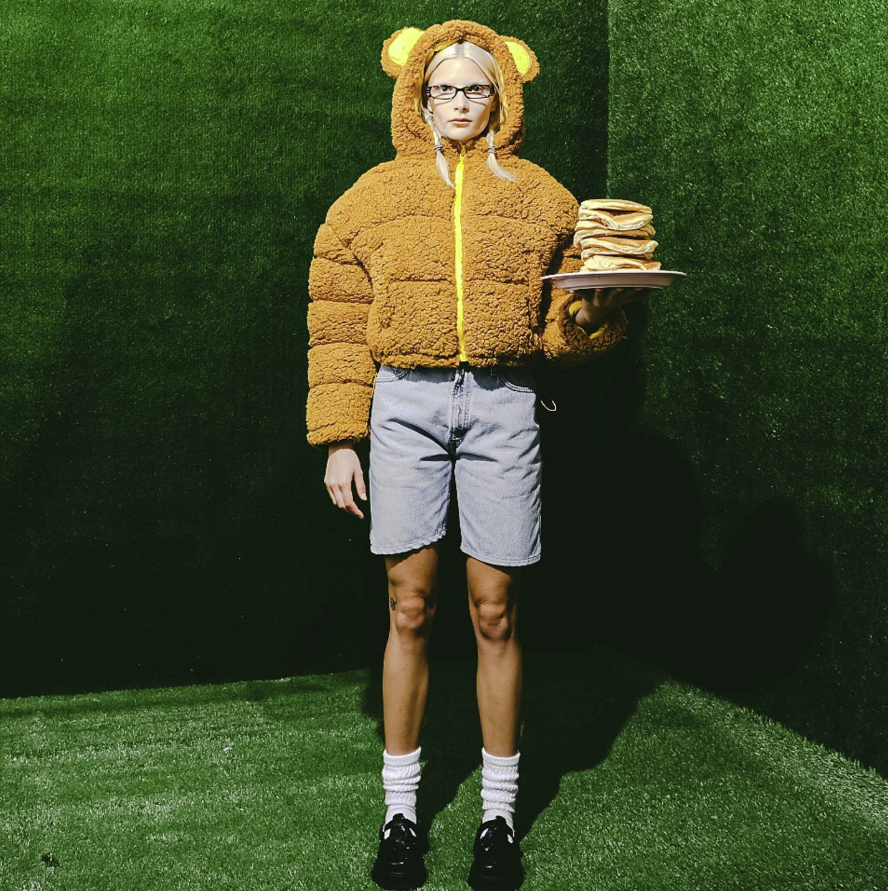 Dumbgood Rilakkuma Hooded Sherpa Jacket