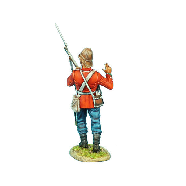 ZUL008 British 24th Foot Yelling Falling Backwards by First Legion