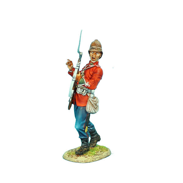 ZUL008 British 24th Foot Yelling Falling Backwards by First Legion