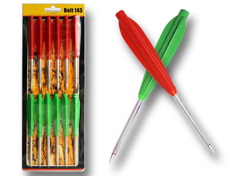BOLT 145 Flechas Punta Metálica para Ballesta