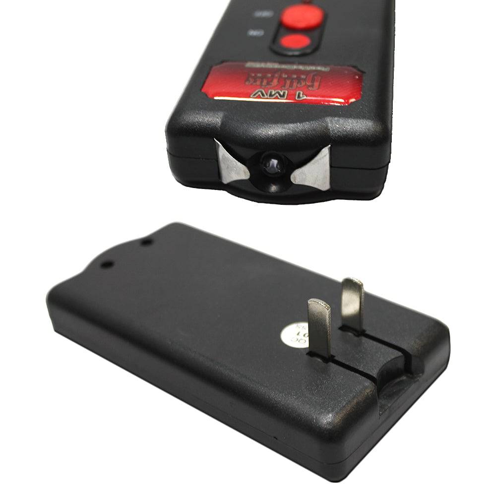 MV Slim Black Rechargeable Stun Gun with Sheath