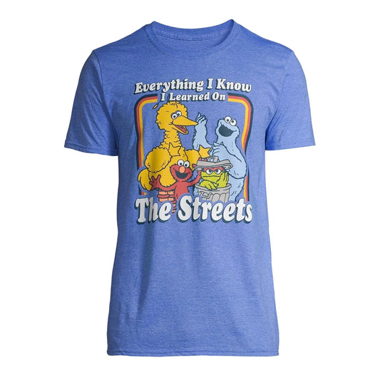 Men's Sesame Street Everything I Know Graphic Tee T-Shirt