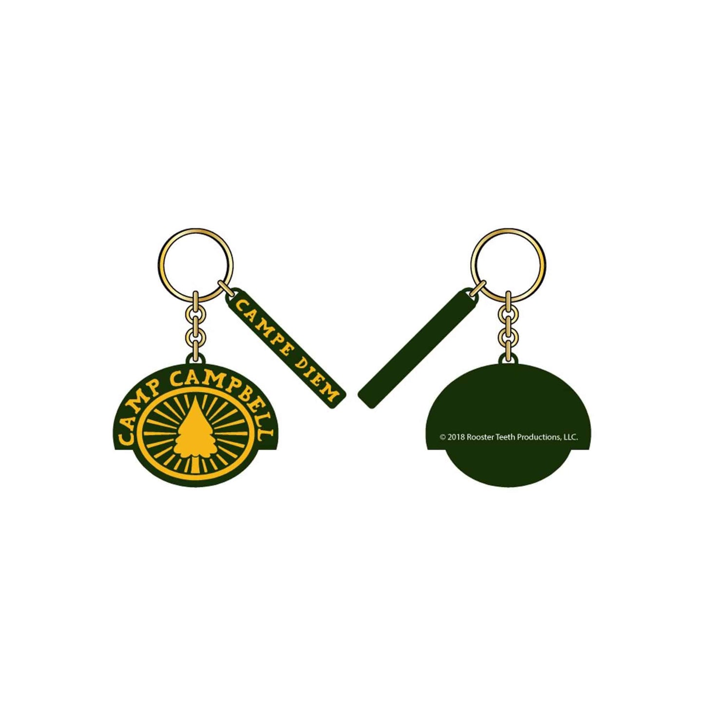 Camp Camp Campe Diem Camp Campbell Charm Llavero