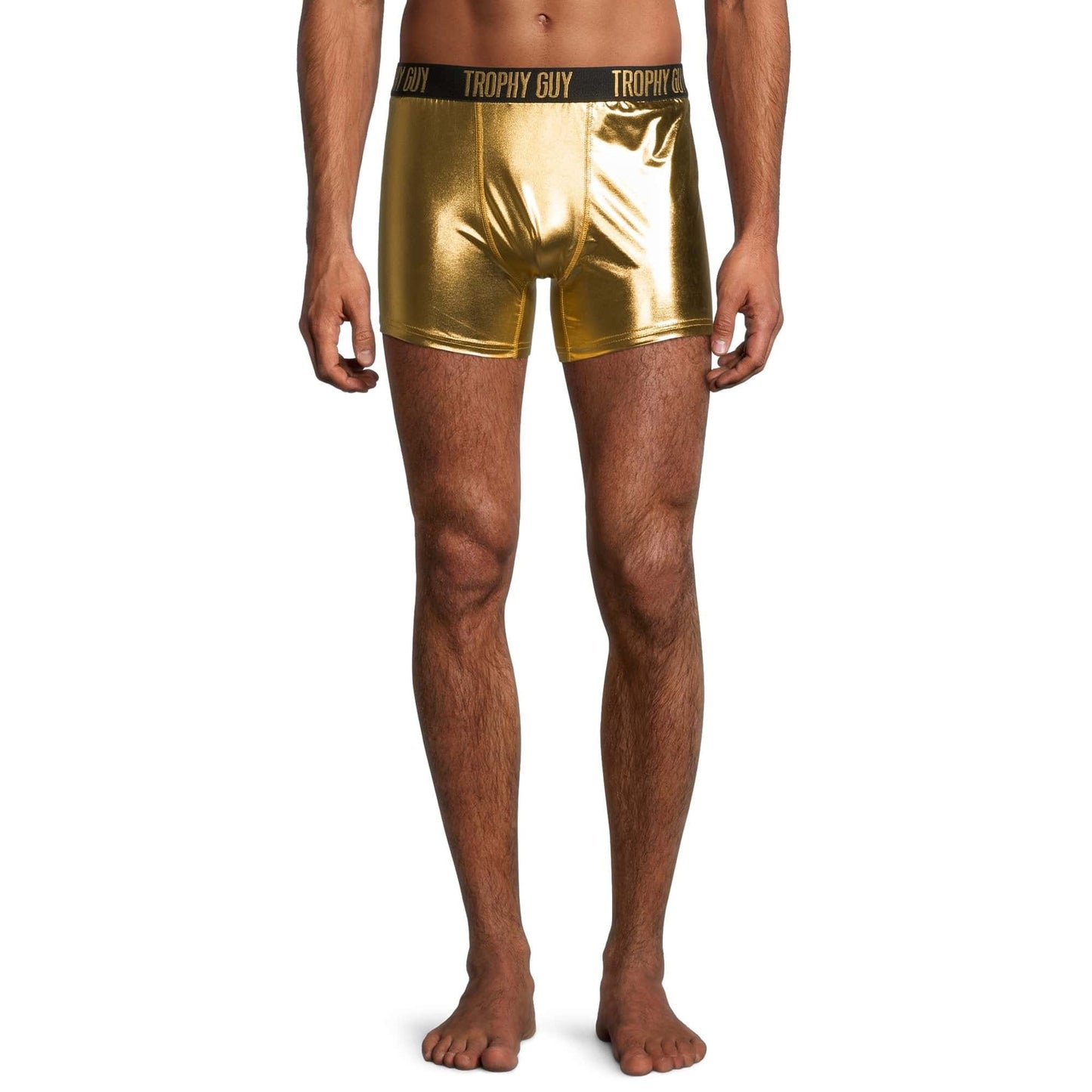 Calzoncillos bóxer dorados Trophy Guy para hombre