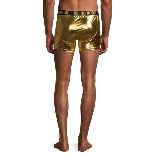Calzoncillos bóxer dorados Trophy Guy para hombre