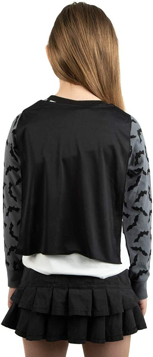 Camiseta de manga larga con capa de Batgirl para niña
