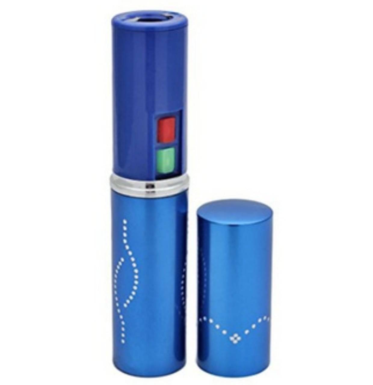 Stungun de lápiz labial azul de 5" con linterna