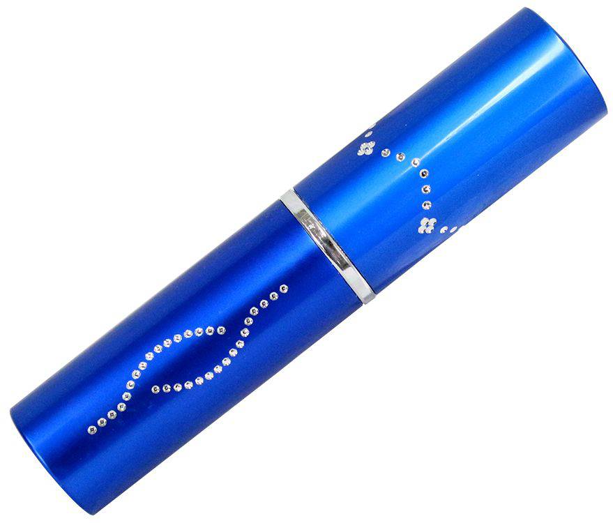 Stungun de lápiz labial azul de 5" con linterna