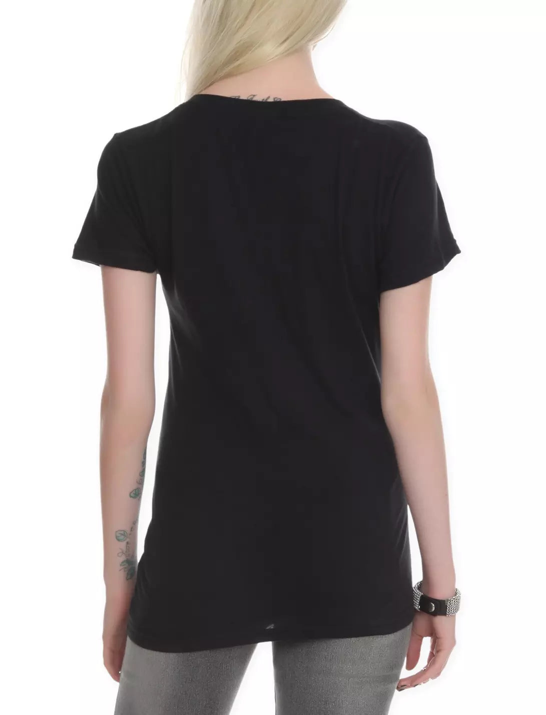 Women Junior's Supernatural Family Business V-Neck T-Shirt Tee - view 2