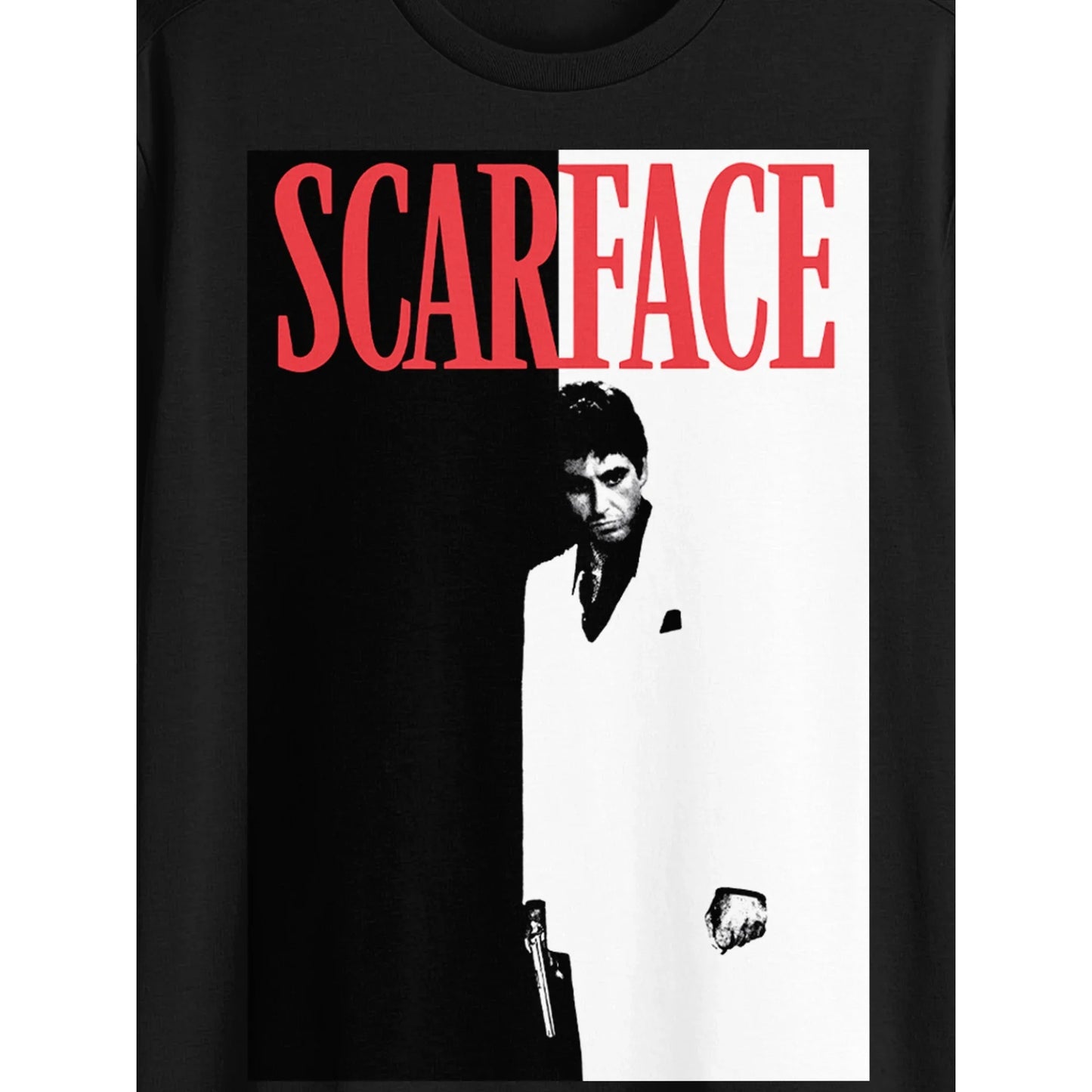 Men's Scarface  Poster Graphic Tee T-Shirt