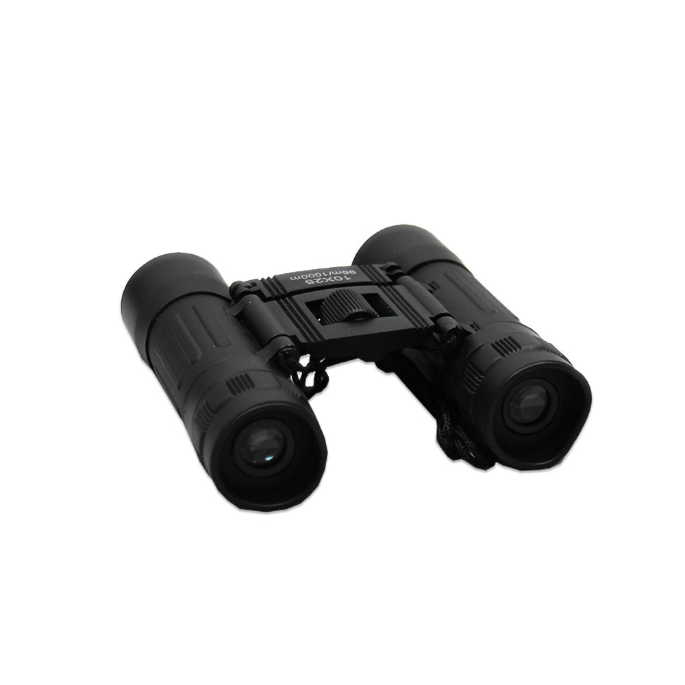 10X25-BR Compact Traveling Ruby Lens Binoculars - Bladevip