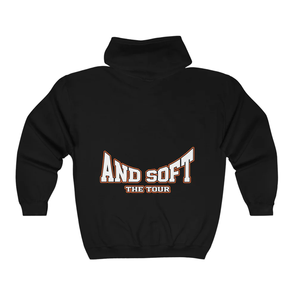 Billie Eilish Hit Me Hard and Soft Black Signature Zip Up Hoodie Official Tour