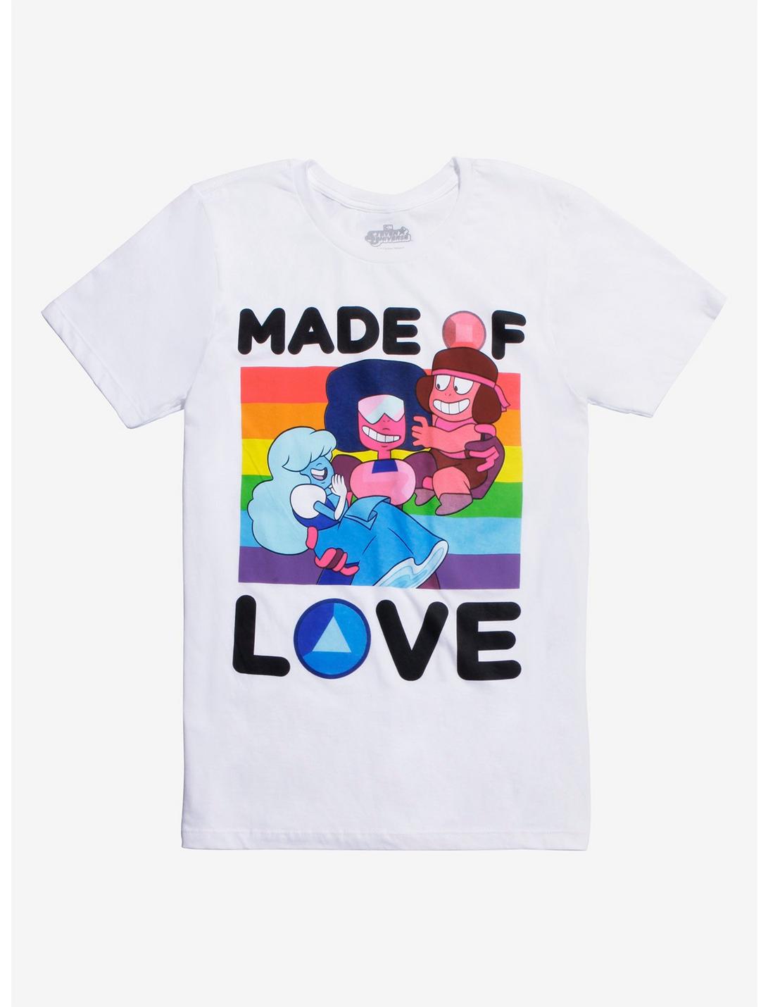 Men's Steven Universe Made Of Love T-Shirt Tee - Bladevip