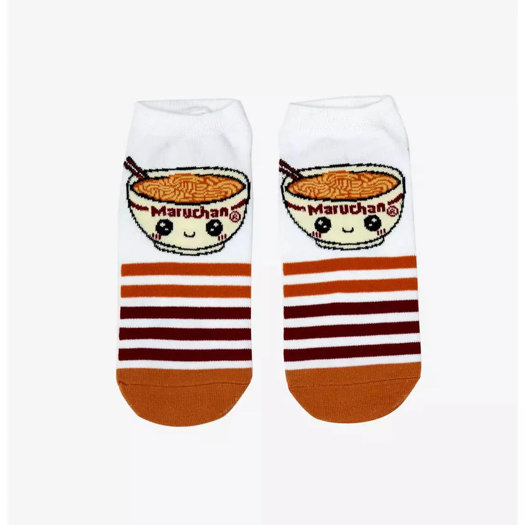 Maruchan Ramen Chibi Stripe No-Show Socks