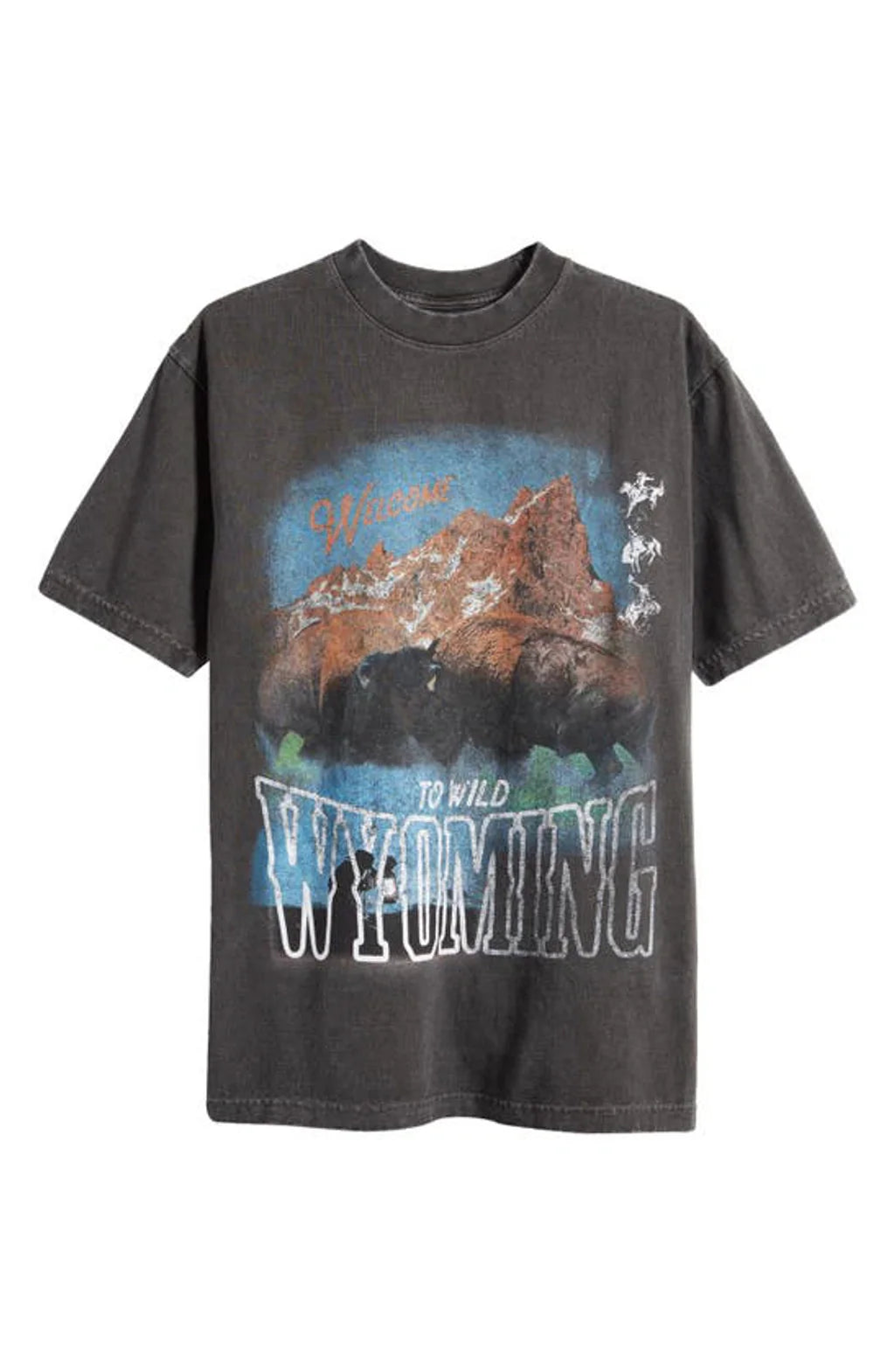 Men's Wyoming Cotton Graphic T-Shirt - Bladevip