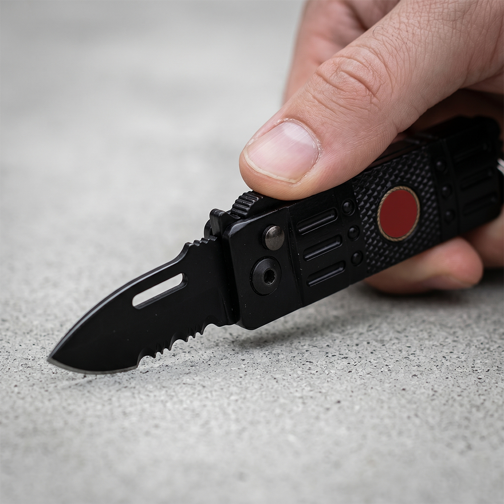 2-in-1 EDC Keychain Lighter & Utility Tool | Refillable Pocket Multitool