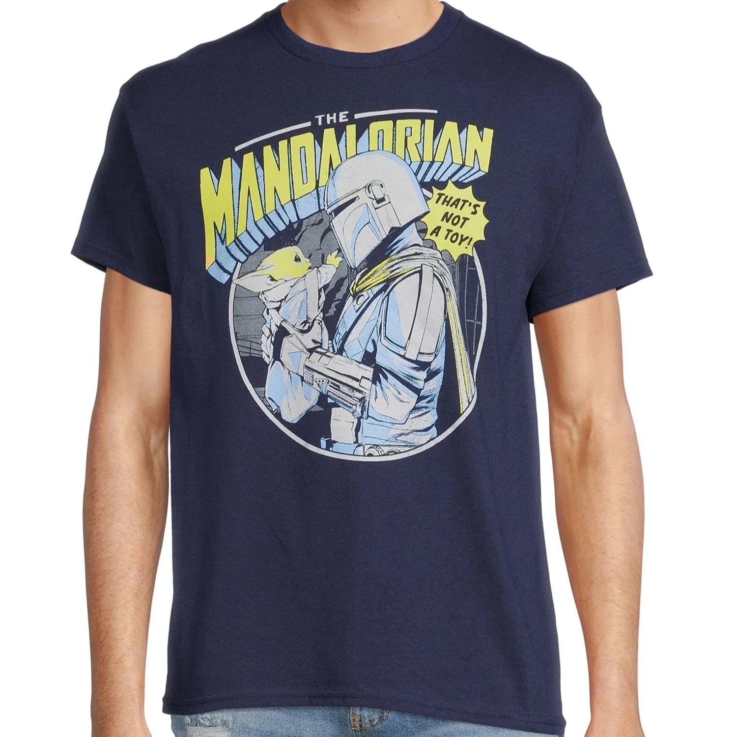 Men's Star Wars The Mandalorian That's Not A Toy Graphic Tee T-Shirt