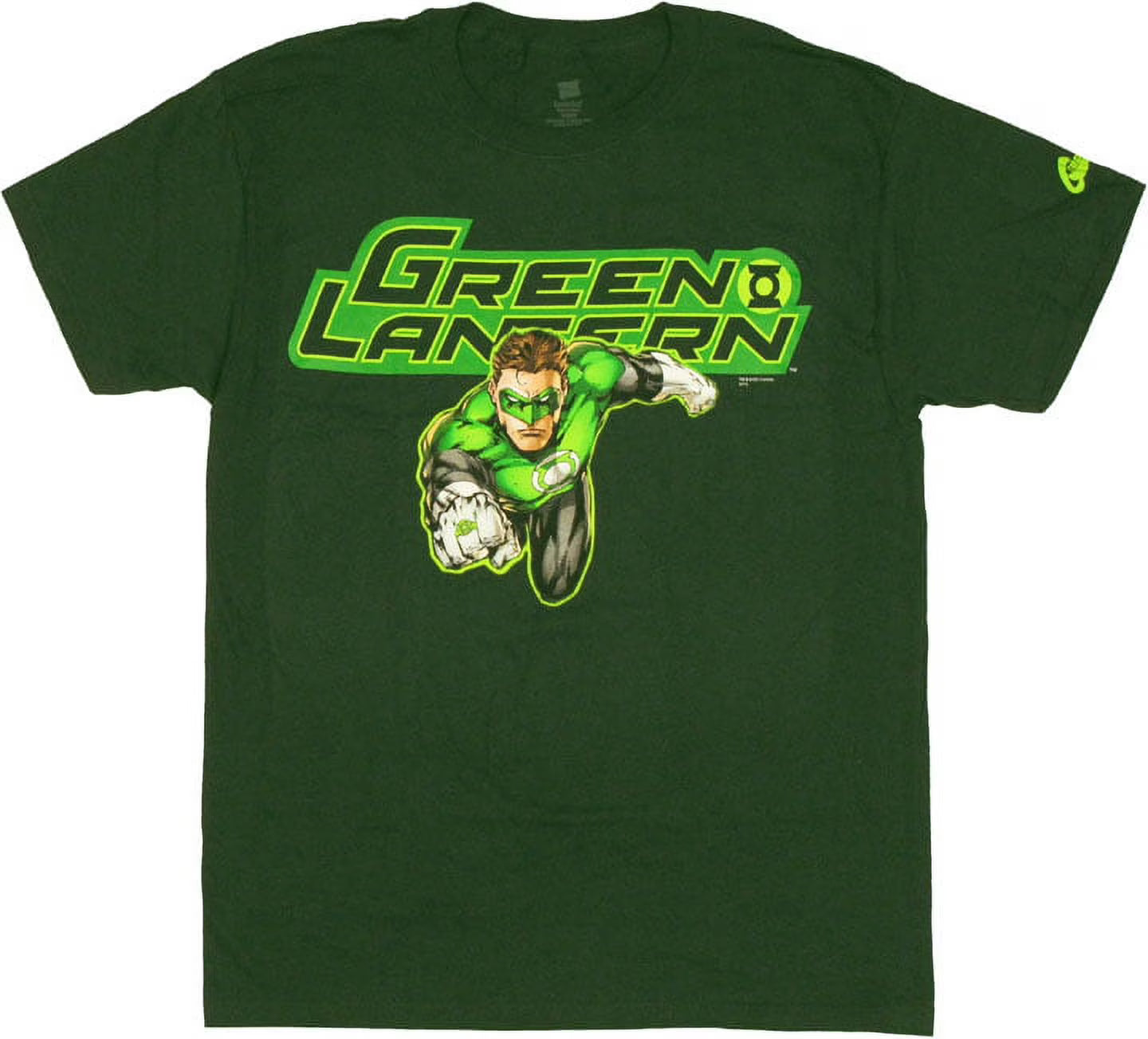 Vintage Mens DC Comics Green Lantern Graphic Tee Graffiti Designs