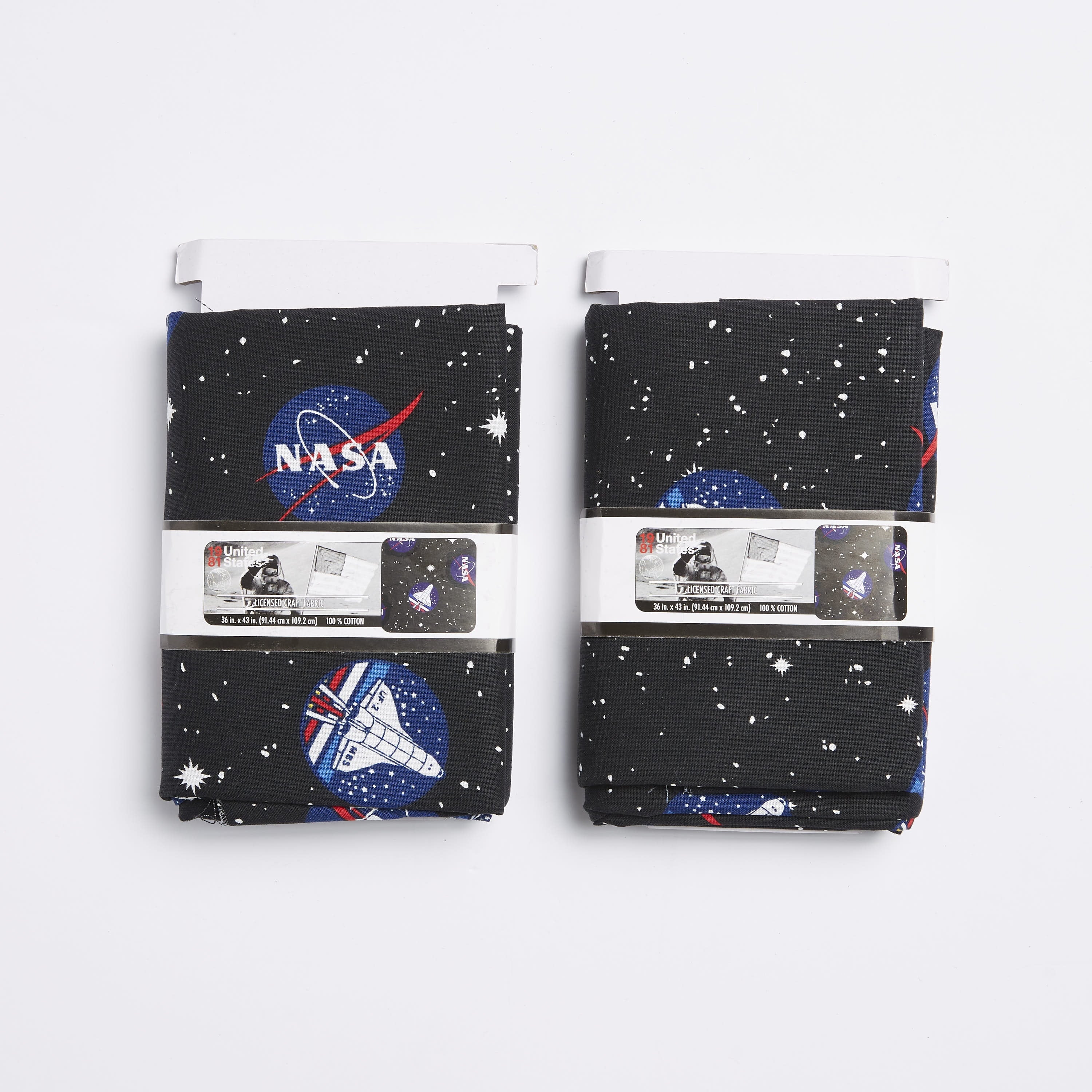 Nasa Space Shuttle Precut Cotton Fabric, 2-Pack - view 8