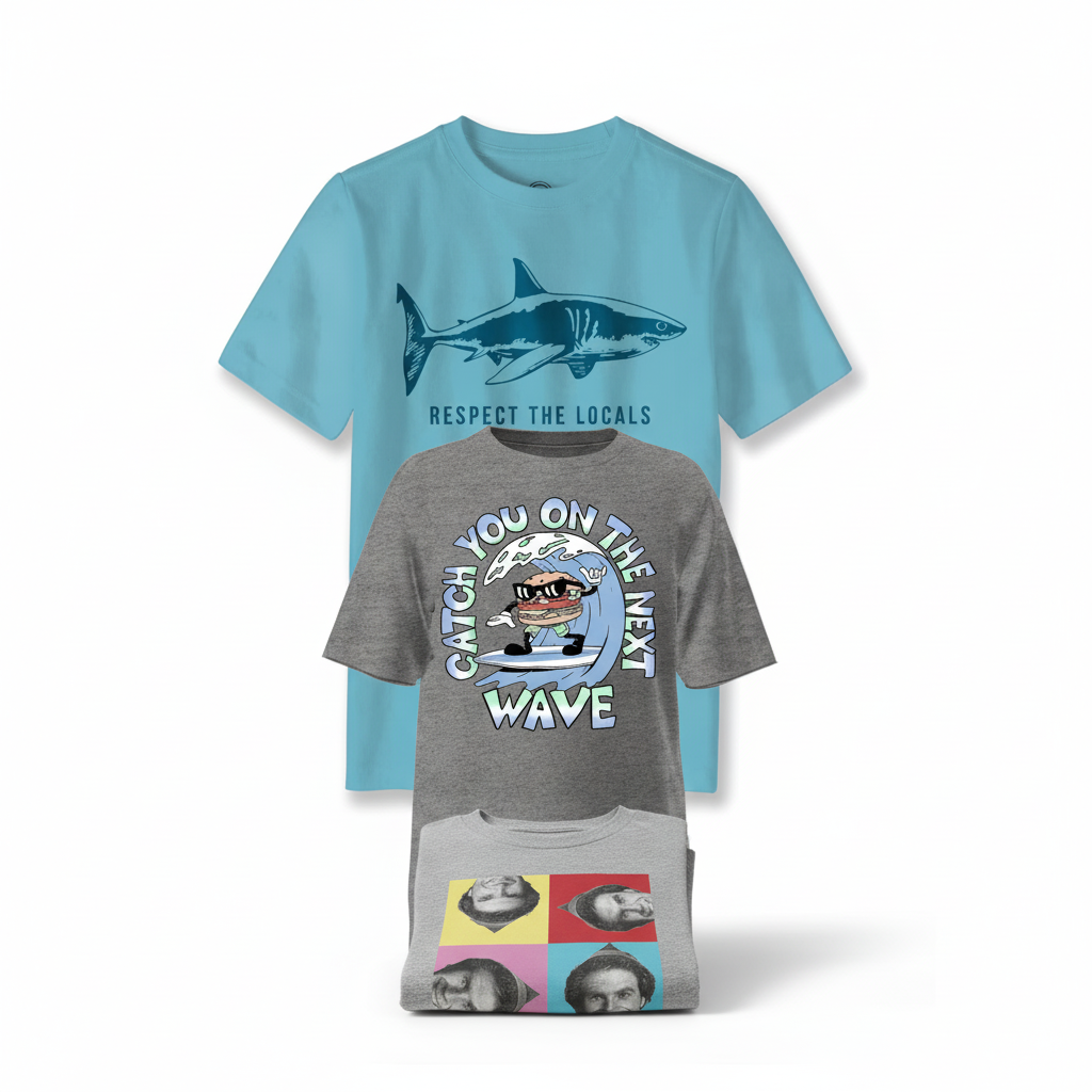 Kids Graphic T-Shirt Bundle (3 items)