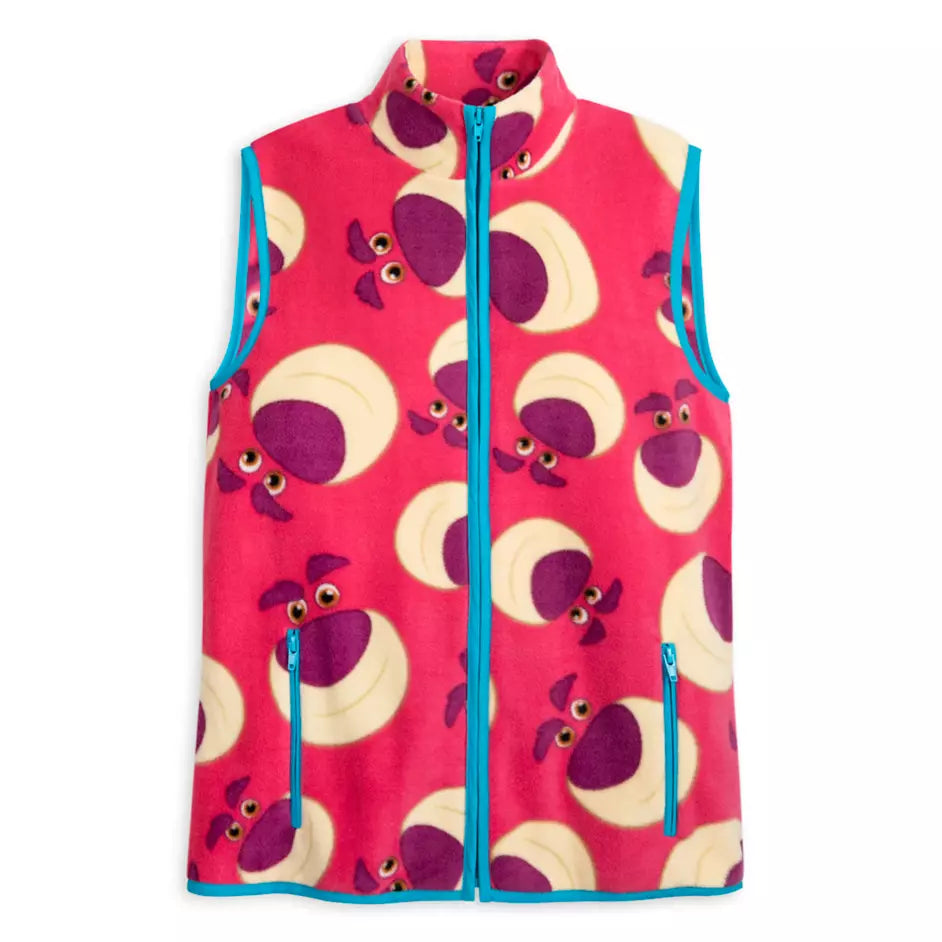 Toy Story 3 Lotso Zip Fleece Vest for Adults - Bladevip