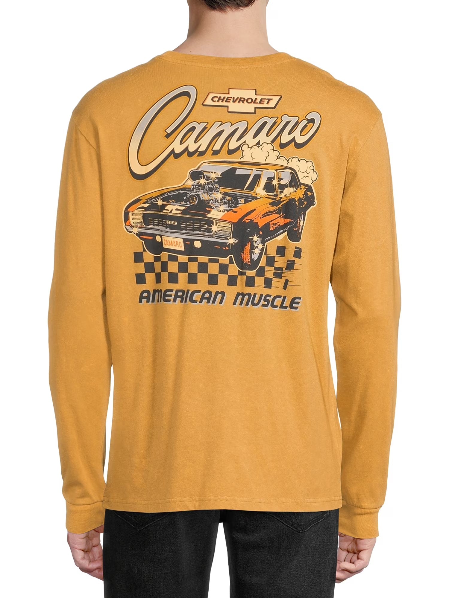 Men's Chevrolet Camaro American Muscle Long Sleeve Graphic T-Shirt - view 4