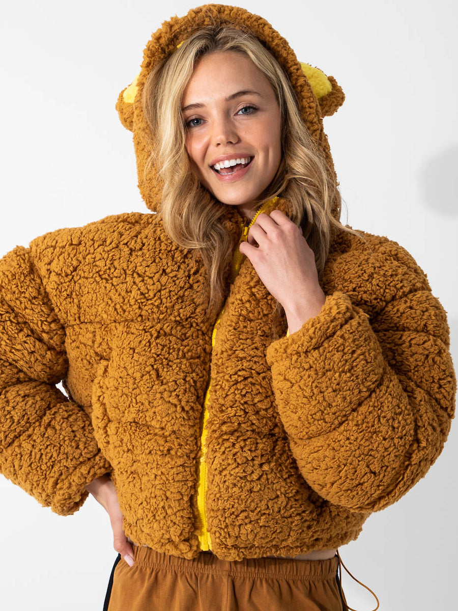 Dumbgood Rilakkuma Hooded Sherpa Jacket - view 6