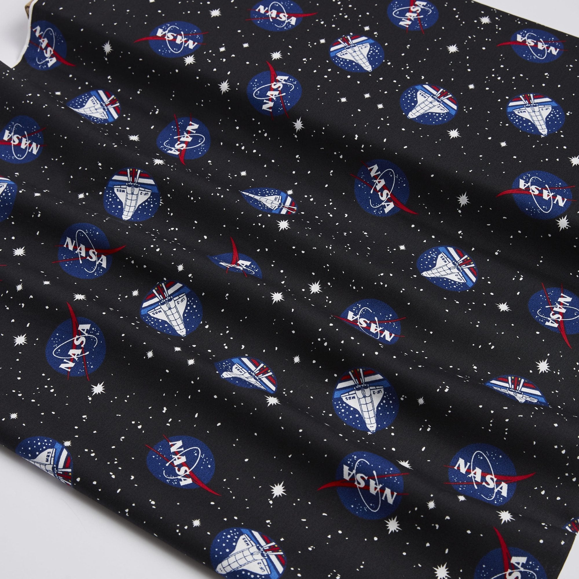 Nasa Space Shuttle 100% Cotton Quilting Fabric, 44 inch X 8 Yards, By The Bolt - view 3