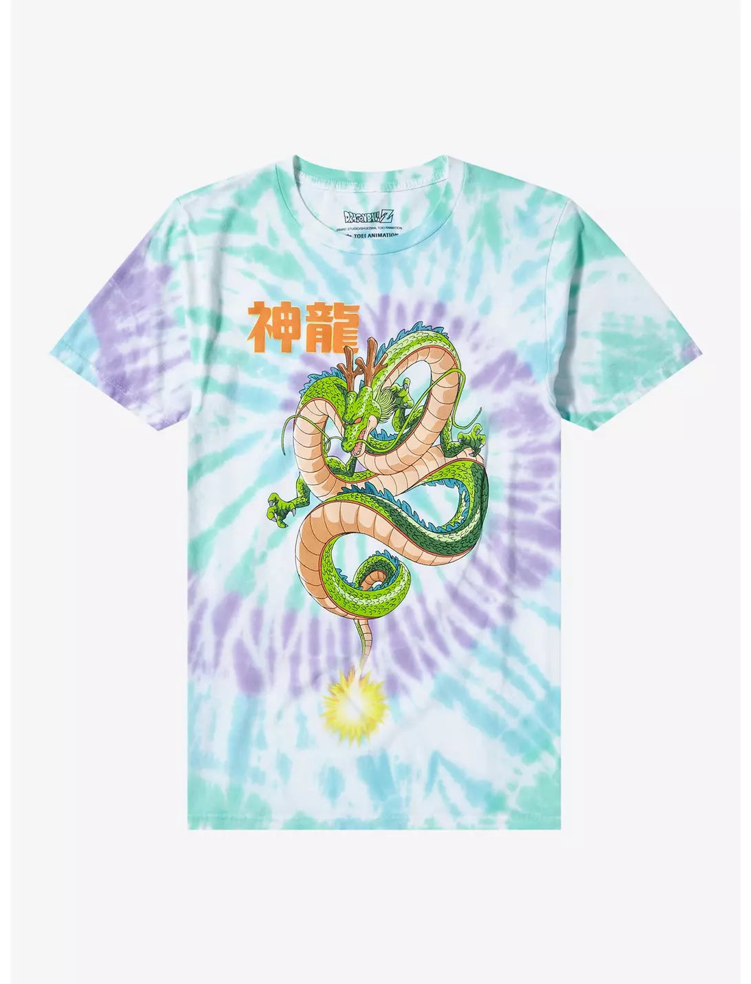 Dragon Ball Z Shenron Swirl Tie-Dye Fit T-Shirt - Bladevip