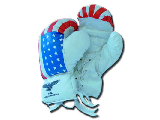 REX 337-USA Red White and Blue Boxing Punching Gloves - Bladevip