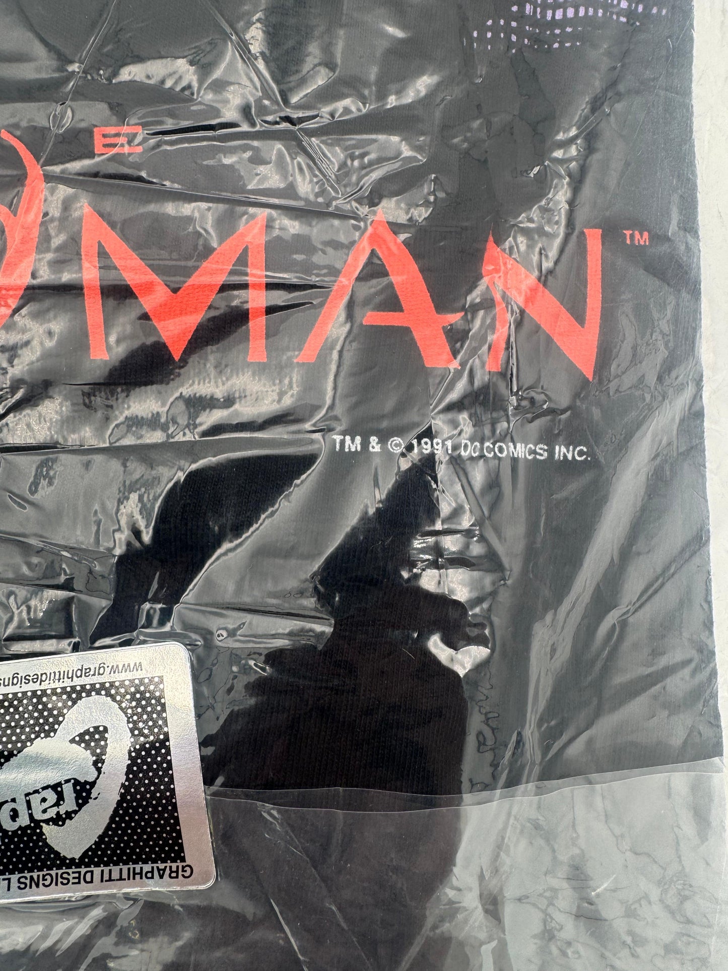 Vintage Unopened The Sandman Neil Gaiman 1991 Graphic Tee Graffiti Designs