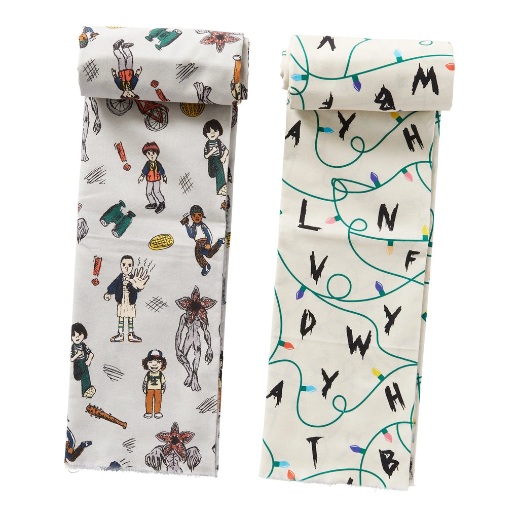 Netflix Stranger Things Cotton Fabric & Patch Diy Kit, 5 Patches And 2 Yards Of Fabric - view 6