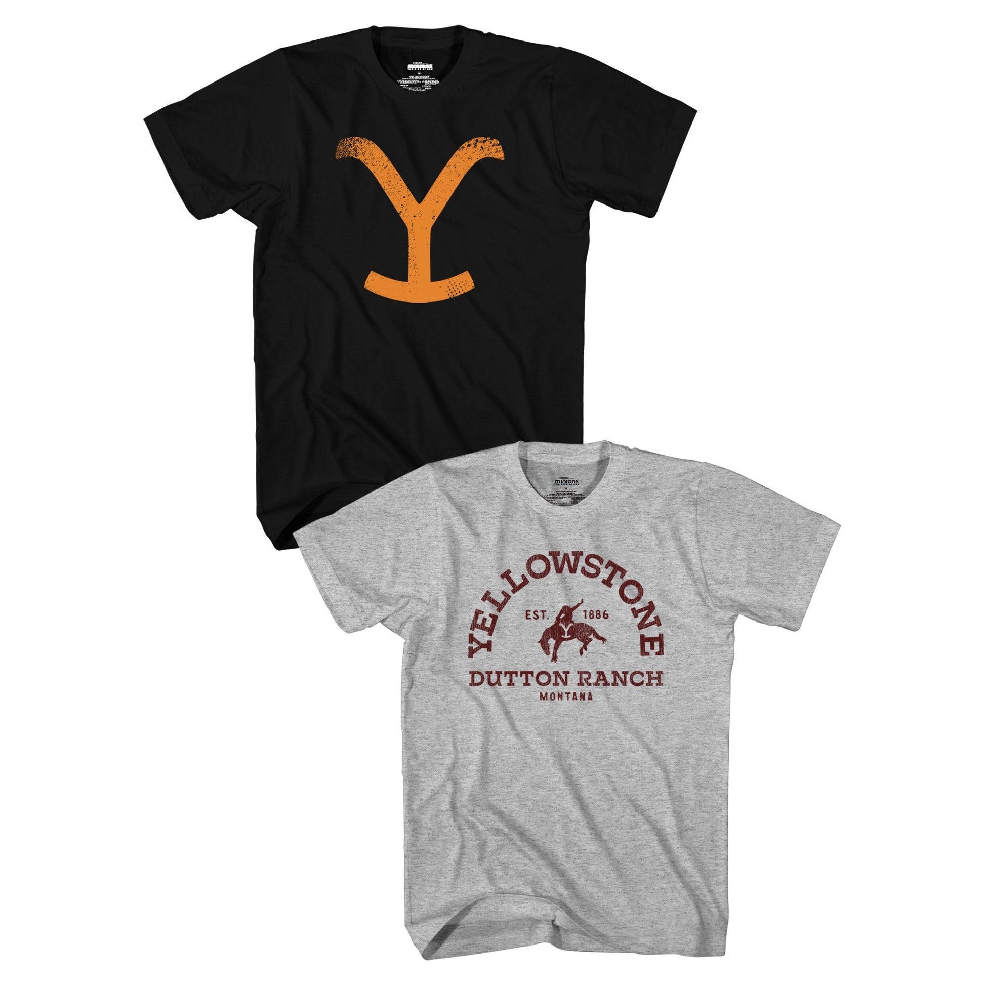 Men's Yellowstone Bronco Buster Graphic T-Shirt 2-Pack - Bladevip