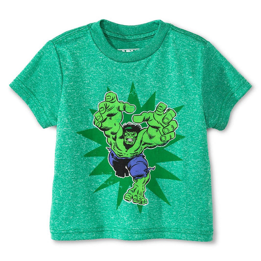 Baby Boys' Hulk Activewear Green Heather Tee T-Shirt