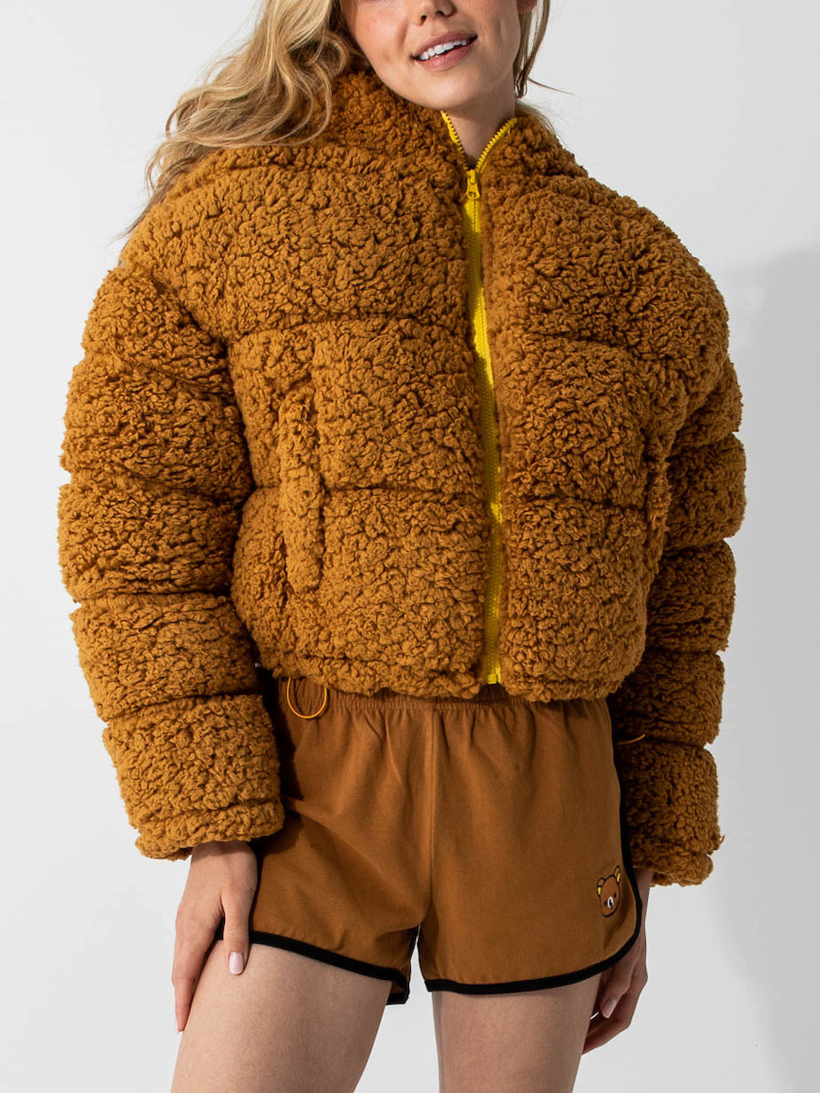 Dumbgood Rilakkuma Hooded Sherpa Jacket - view 4