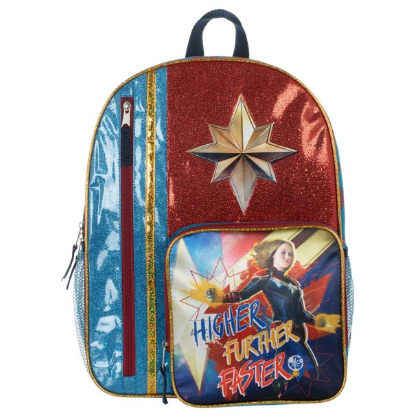 Marvel Comic Book Accessories Captain Marvel Backpack