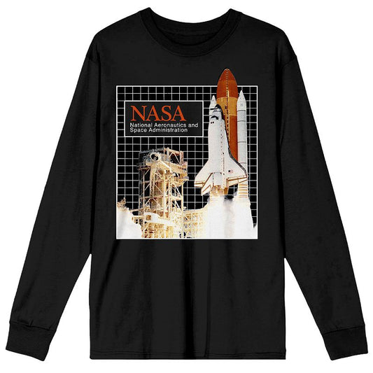 Suéter tipo jersey realista y con logotipo de la NASA para hombre