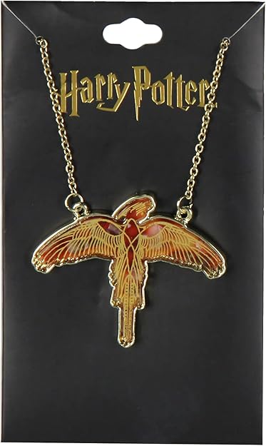 Harry Potter Flying Companion Fire Phoenix Fawkes Necklace - view 4
