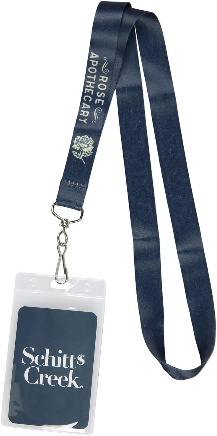 Schitts Creek Rose Apothecary Lanyard with ID Badge