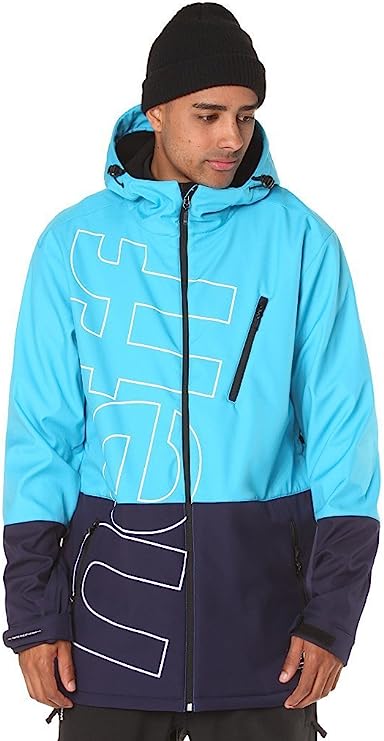 Men's Neff Daily Softshell Snowboard Jacket Cyan - Bladevip